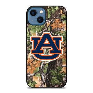 AUBURN TIGERS CAMO LEAF iPhone 14 Case Cover