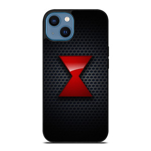 BLACK WIDOW MARVEL SYMBOL iPhone 14 Case Cover BLACK WIDOW MARVEL SYMBOL iPhone 14 Case Cover
