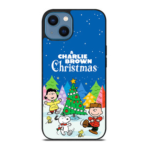 CHARLIE BROWN SNOOPY CHRISTMAS CARTOON iPhone 14 Case Cover