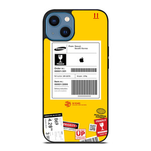DHL SHIPPING EXPRESS LABEL APPLE iPhone 14 Case Cover