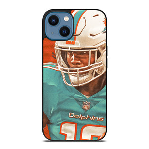 JAYLEN WADDLE MIAMI DOLPHINS NFL iPhone 14 Case Cover JAYLEN WADDLE MIAMI DOLPHINS NFL iPhone 14 Case Cover