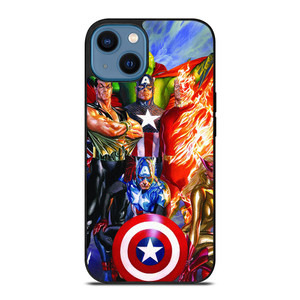 JUSTICE LEAGUE ALEX ROSS iPhone 14 Case Cover