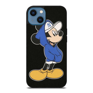 MICKEY MOUSE NEW YORK YANKEES CAP iPhone 14 Case Cover MICKEY MOUSE NEW YORK YANKEES CAP iPhone 14 Case Cover