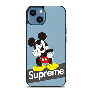 MICKEY MOUSE SUPREME BLUE iPhone 14 Case Cover MICKEY MOUSE SUPREME BLUE iPhone 14 Case Cover