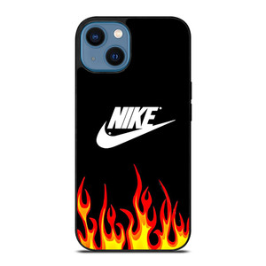 NIKE SWOOSH IN FLAMES iPhone 14 Case Cover