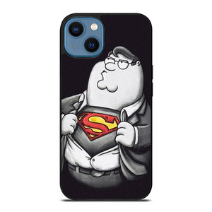 PETER GRIFFIN FAMILY GUY SUPERMAN iPhone 14 Case Cover PETER GRIFFIN FAMILY GUY SUPERMAN iPhone 14 Case Cover