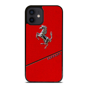 FERRARI RED CAR LOGO iPhone 12 Mini Case Cover FERRARI RED CAR LOGO iPhone 12 Mini Case Cover
