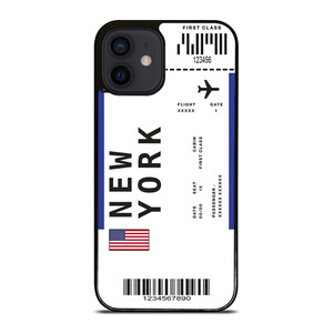 FLIGHT TICKETS USA NEW YORK iPhone 12 Mini Case Cover