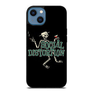 SOCIAL DISTORTION SKULL ART iPhone 14 Case Cover