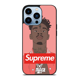 21 SAVAGE PINK SUPREME iPhone 13 Pro Max Case Cover