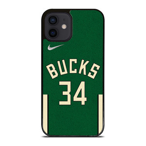 GIANNIS ANTETOKOUNMPO MILWAUKEE BUCKS NIKE NBA 2021-22 iPhone 12 Mini Case Cover