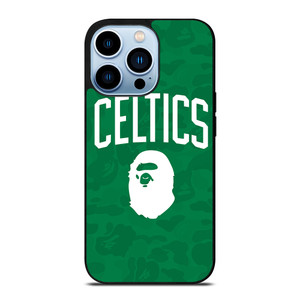 BOSTON CELTICS X BAPE CAMO iPhone 13 Pro Max Case Cover