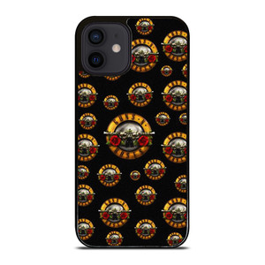 GUNS N ROSES ROCK BAND PATTERN iPhone 12 Mini Case Cover