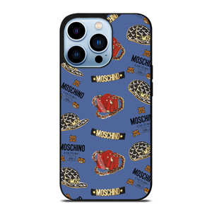 MOSCHINO BEAR COUTURE PATTERN iPhone 13 Pro Max Case Cover MOSCHINO BEAR COUTURE PATTERN iPhone 13 Pro Max Case Cover