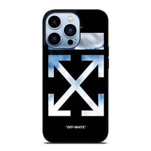 OFF WHITE SKY BLUE iPhone 13 Pro Max Case Cover OFF WHITE SKY BLUE iPhone 13 Pro Max Case Cover