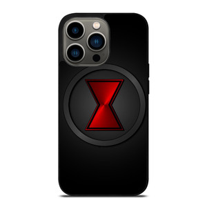 BLACK WIDOW METAL LOGO iPhone 13 Pro Case Cover