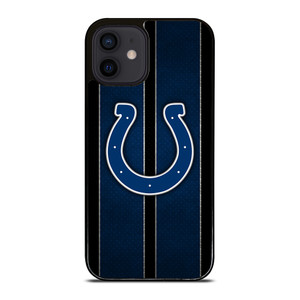 INDIANAPOLIS COLTS NFL METAL STRIPE iPhone 12 Mini Case Cover INDIANAPOLIS COLTS NFL METAL STRIPE iPhone 12 Mini Case Cover