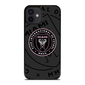 INTER MIAMI CF MLS BLACK iPhone 12 Mini Case Cover