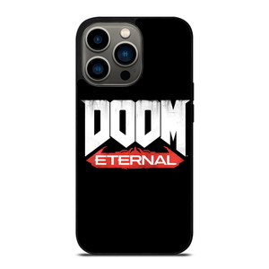 DOOM ETERNAL GAMES LOGO BLACK iPhone 13 Pro Case Cover