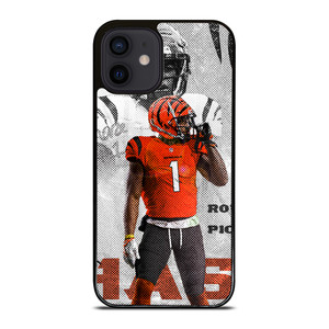 JAMARR CHASE CINCINNATI BENGALS NFL FOOTBALL iPhone 12 Mini Case Cover JAMARR CHASE CINCINNATI BENGALS NFL FOOTBALL iPhone 12 Mini Case Cover