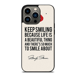 MARILYN MONROE QUOTES iPhone 13 Pro Case Cover MARILYN MONROE QUOTES iPhone 13 Pro Case Cover