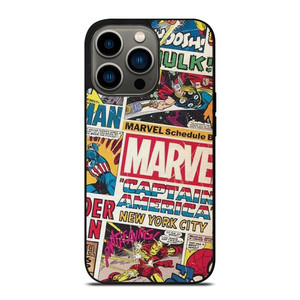 MARVEL COMICS COLLAGE iPhone 13 Pro Case Cover MARVEL COMICS COLLAGE iPhone 13 Pro Case Cover