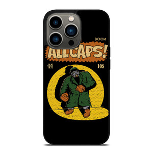 MF DOOM MADLIB ALL CAPS iPhone 13 Pro Case Cover