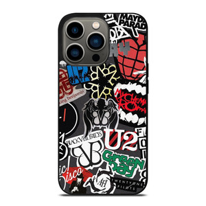 PUNK ROCK BAND COLLAGE iPhone 13 Pro Case Cover