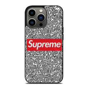 SUPREME KEITH HARING iPhone 13 Pro Case Cover