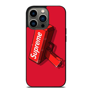SUPREME MONEY GUN iPhone 13 Pro Case Cover