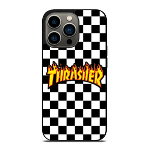 THRASHER SKATEBOARD CHECKERBOARD iPhone 13 Pro Case Cover