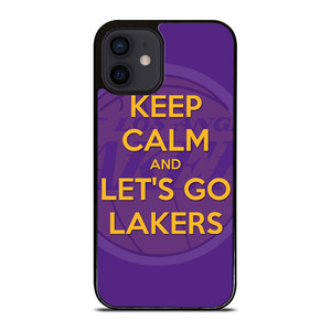 KEEP CALM AND GO LAKERS iPhone 12 Mini Case Cover