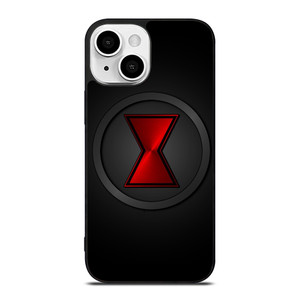 BLACK WIDOW METAL LOGO iPhone 13 Mini Case Cover