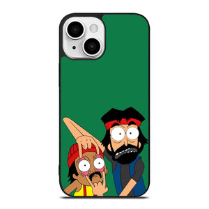 CHEECH AND CHONG CARTOON iPhone 13 Mini Case Cover CHEECH AND CHONG CARTOON iPhone 13 Mini Case Cover
