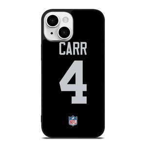 DEREK CARR LAS VEGAS RAIDERS NFL iPhone 13 Mini Case Cover DEREK CARR LAS VEGAS RAIDERS NFL iPhone 13 Mini Case Cover