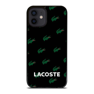 LACOSTE LOGO PATTERN iPhone 12 Mini Case Cover LACOSTE LOGO PATTERN iPhone 12 Mini Case Cover