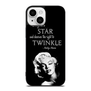 MARILYN MONROE BLACK QUOTES iPhone 13 Mini Case Cover MARILYN MONROE BLACK QUOTES iPhone 13 Mini Case Cover