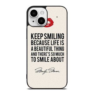 MARILYN MONROE QUOTES iPhone 13 Mini Case Cover MARILYN MONROE QUOTES iPhone 13 Mini Case Cover