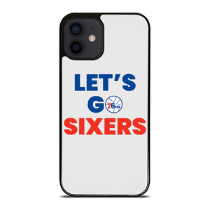 LETS GO PHILADELPHIA 76ERS NBA BASKETBALL iPhone 12 Mini Case Cover LETS GO PHILADELPHIA 76ERS NBA BASKETBALL iPhone 12 Mini Case Cover