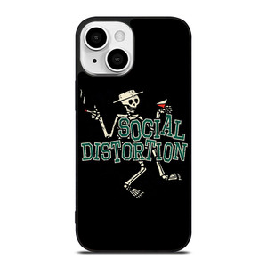 SOCIAL DISTORTION SKULL ART iPhone 13 Mini Case Cover SOCIAL DISTORTION SKULL ART iPhone 13 Mini Case Cover