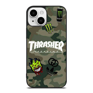 THRASHER SKATEBOARD CAMO COLLAGE iPhone 13 Mini Case Cover