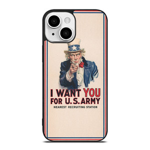 UNCLE SAM UNITED STATES ARMY iPhone 13 Mini Case Cover UNCLE SAM UNITED STATES ARMY iPhone 13 Mini Case Cover