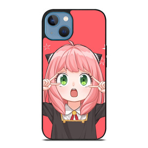 ANYA SPY X FAMILY PINK iPhone 13 Case Cover ANYA SPY X FAMILY PINK iPhone 13 Case Cover