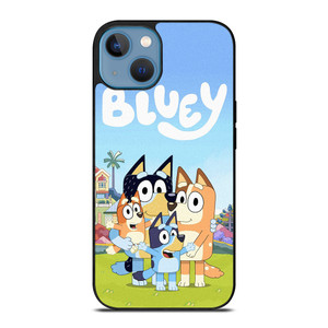 BLUEY HEELER PUPPY CARTOON iPhone 13 Case Cover BLUEY HEELER PUPPY CARTOON iPhone 13 Case Cover