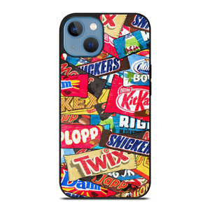 CHOCOLATE WAFER SNACK COLLAGE iPhone 13 Case Cover