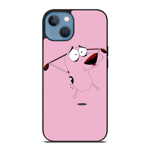 COURAGE THE COWARDLY DOG FLAT iPhone 13 Case Cover COURAGE THE COWARDLY DOG FLAT iPhone 13 Case Cover