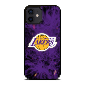 LOS ANGELES LAKERS BASKETBALL NBA FIRE iPhone 12 Mini Case Cover LOS ANGELES LAKERS BASKETBALL NBA FIRE iPhone 12 Mini Case Cover