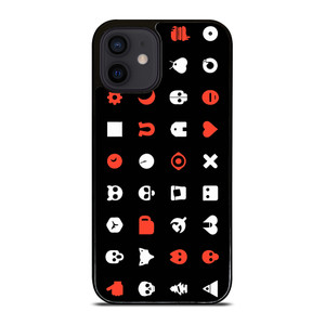 LOVE DEATH AND ROBOTS PATTERN iPhone 12 Mini Case Cover