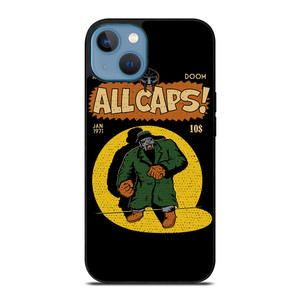 MF DOOM MADLIB ALL CAPS iPhone 13 Case Cover MF DOOM MADLIB ALL CAPS iPhone 13 Case Cover