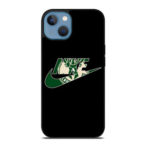 MILWAUKEE BUCKS NIKE SWOOSH iPhone 13 Case Cover MILWAUKEE BUCKS NIKE SWOOSH iPhone 13 Case Cover